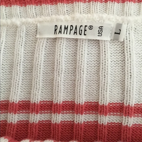 Vintage Rampage striped sweater tank top - Picture 5 of 7